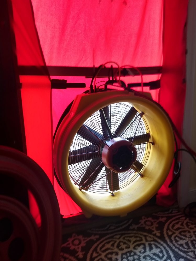 Blower Door Test - RM LaPlace Insulation