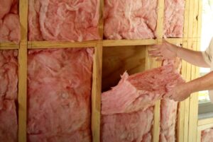 Why We Chose Unfaced R19 for Our Pool House Project, zoom into the insulation in new orleans made by laplace insulation